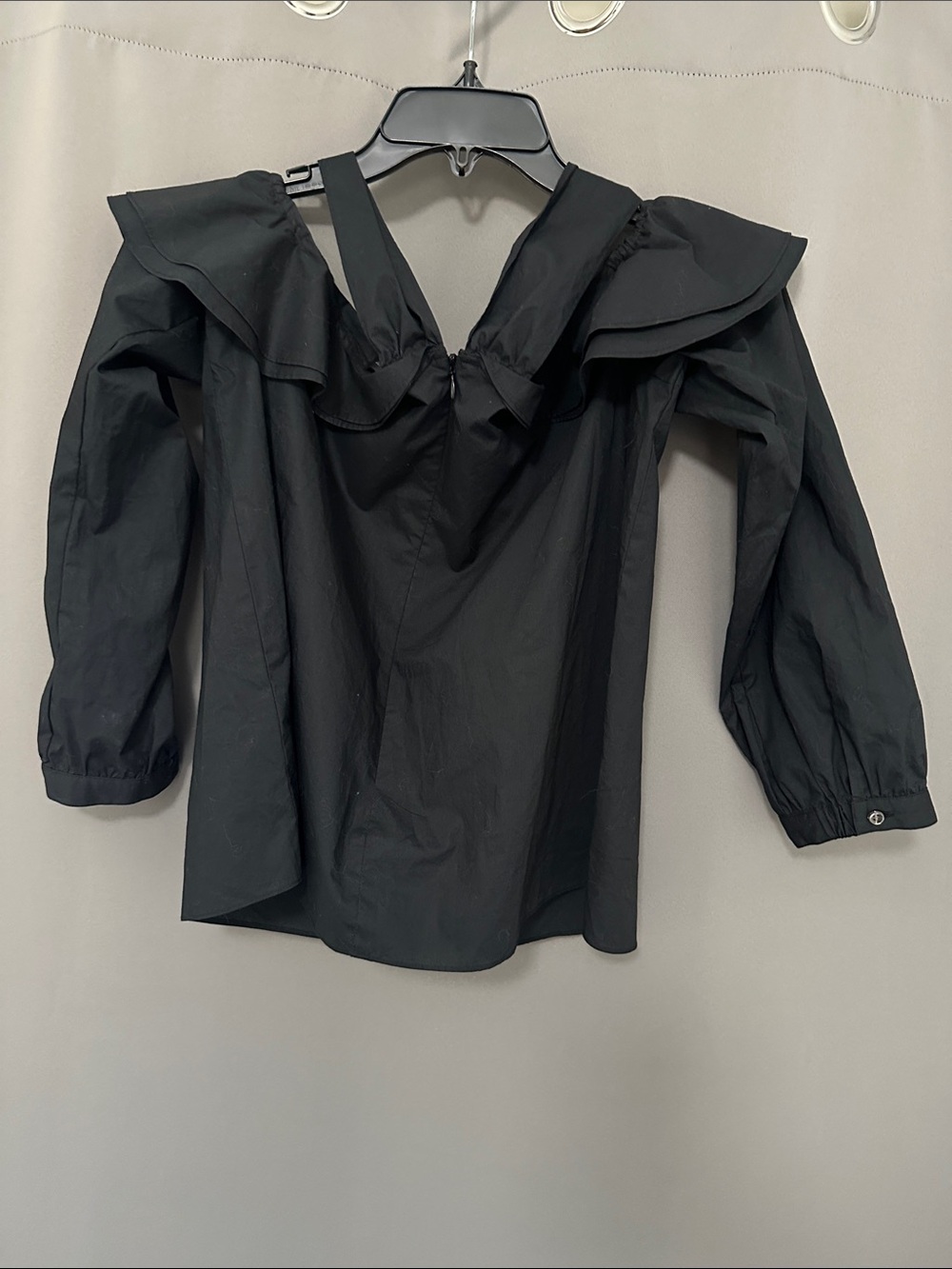 J. Crew | Ruffled Cold-Shoulder Blouse - Picture 4 of 8